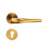 Modern Minimalist Wooden Door Handle and Lock Set for Household Indoor, Bedroom, Bathroom and Courtyard Wooden Doors