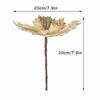 Glitter Flower Decor Simulated Xmas Tree Flower for Holiday Party Height 25cm Diameter 20cm