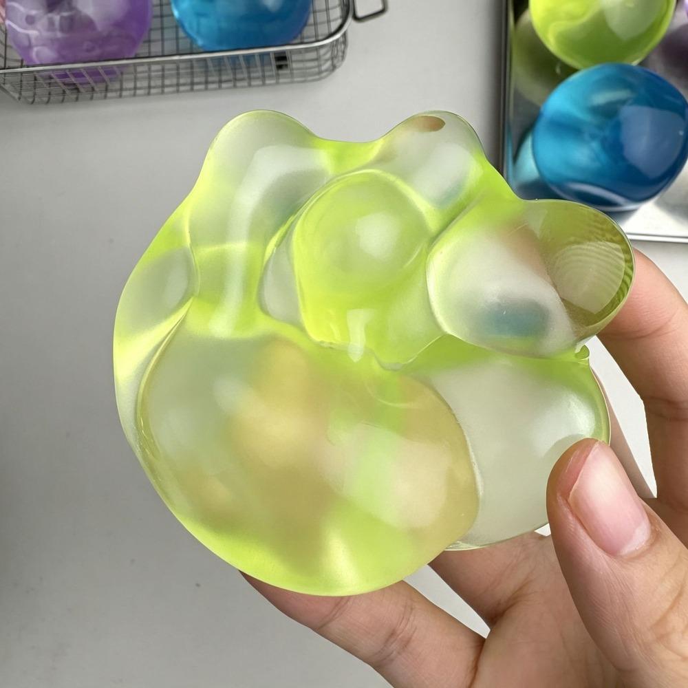 Petrolatum Material Coconut Oil Round Stress Ball Soft Slow Rebound Pinch Toy  For Kids Adults