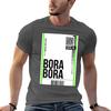 Bora Bora Plane Ticketboarding Pass Template Tshirt Vintage Graphic Tee Hippie Clothes T Shirt For Unisex