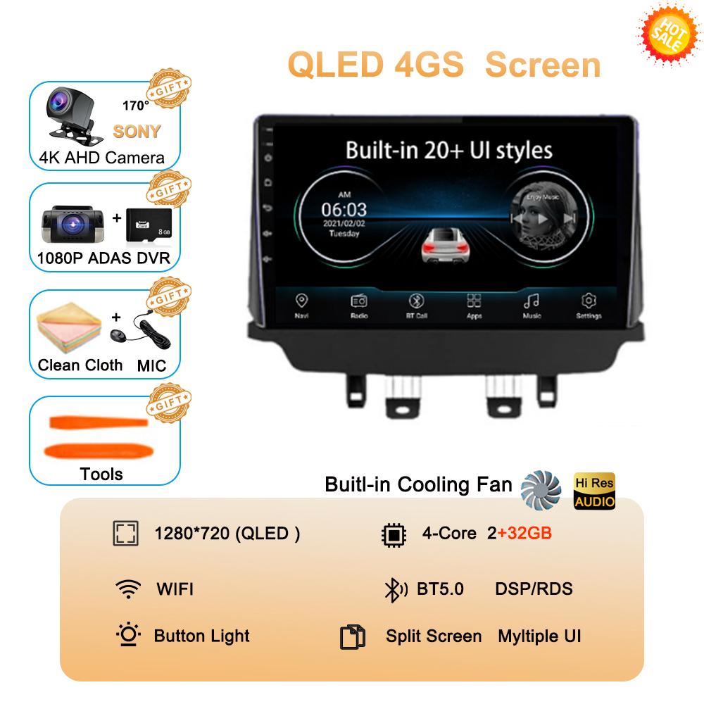 Car Radio Android 14 For Mazda CX-3 CX3 Mazda 2 DK 2014 - 2021 Multimedia Video Player QLED GPS Navigation Wireless Carplay Auto
