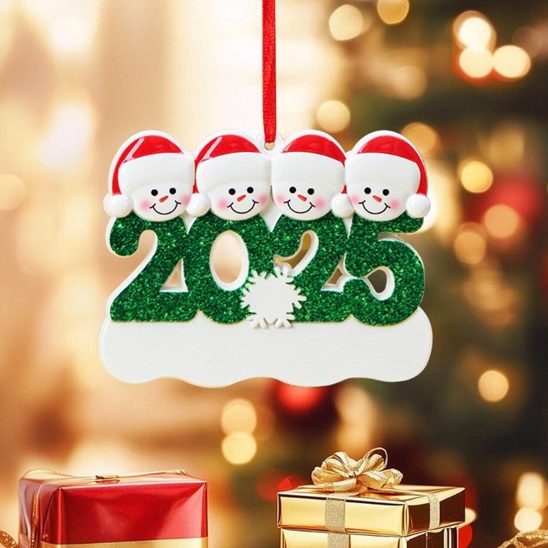 Customizable Christmas Tree Hanging Decoration Kids Activity Resin Ornament For Home Holiday