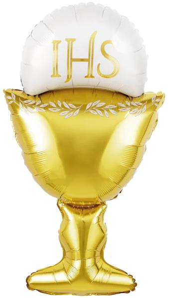 Foil Balloon Chalice Host Communion Ihs 45Cm