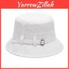 Summer Striped Fisherman Hat With Sun Protection And Foldable Design For Casual Outdoor Wear