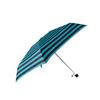 Biggdesign Moods Up Black Green Striped Manual Mini Umbrella - Wind Resistant, Lightweight, Colorful Design