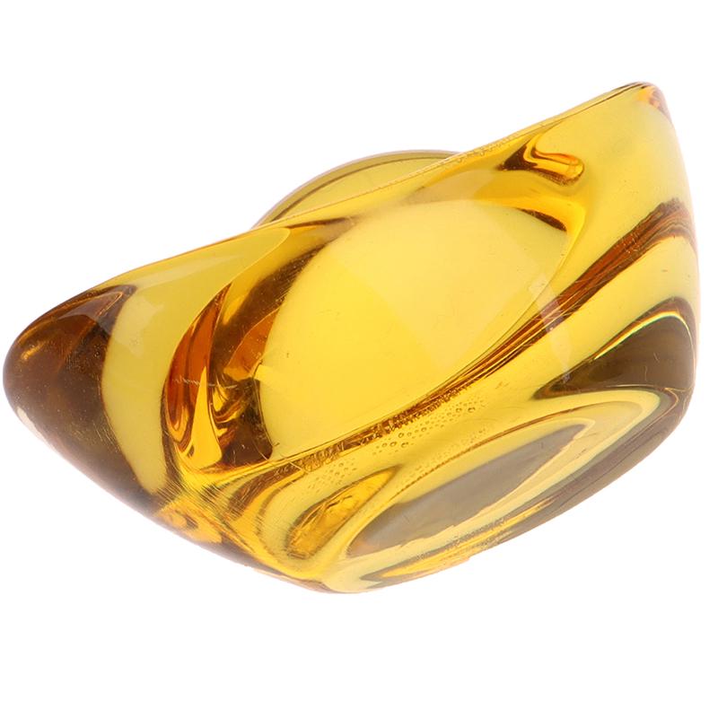 1Pcs Citrine Ingot Money Wealth Feng Shui Chinese Ancient Gold Ingot Mascot