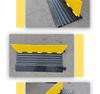 Five-Line Rubber PVC Speed Bump Cable Protector for Outdoor Use