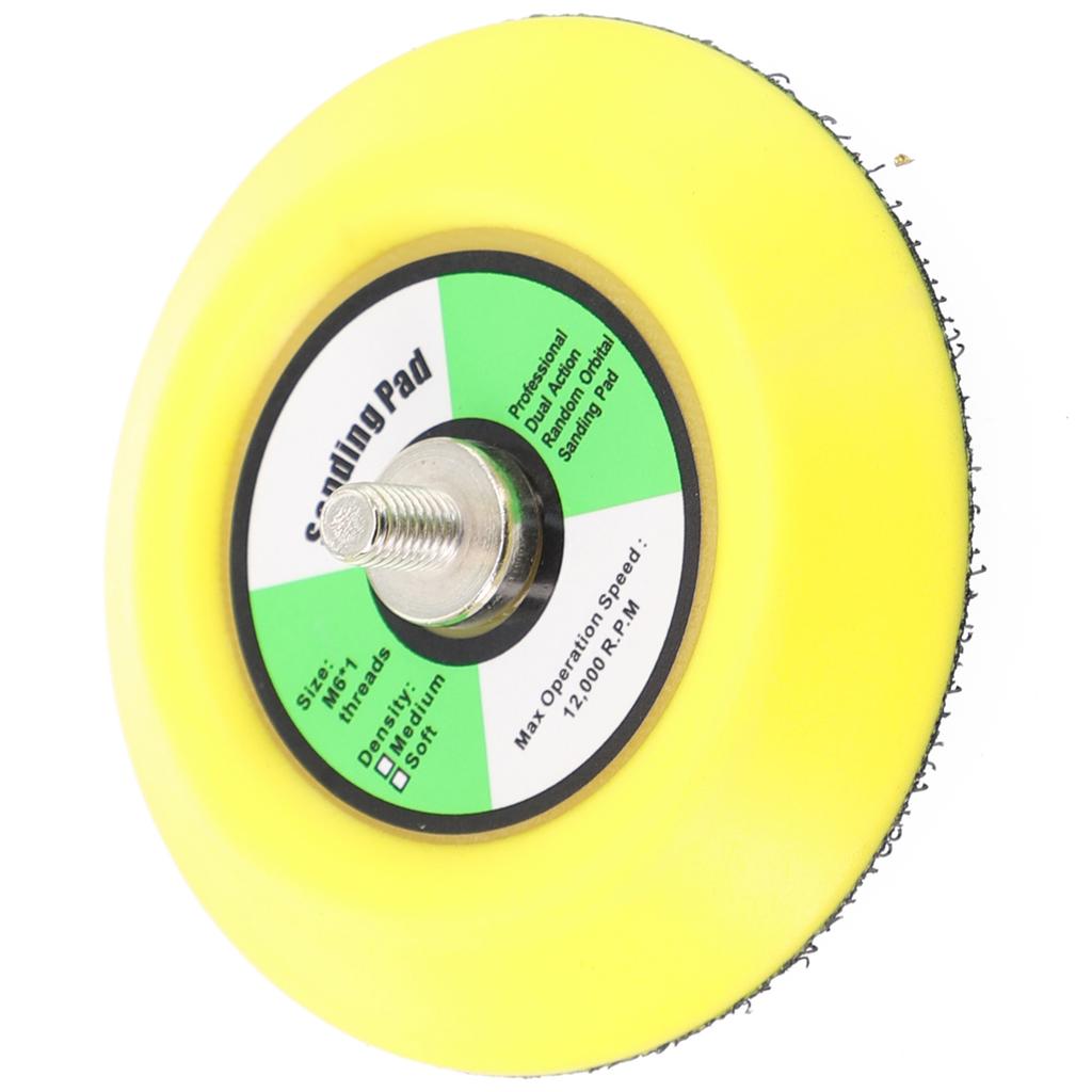 1-6inch Polishing Sanding Disc Backing Pads Hook And Loop For Pneumatic Sander Polishing Machine Chassis Sandpaper Adhesive Disc