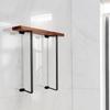 Bathroom Storage Double Pole Towel Rack Wall Mounted Towel Rack  Bathroom Organizer