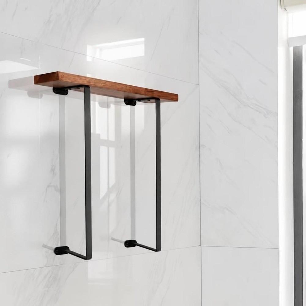 Bathroom Storage Double Pole Towel Rack Wall Mounted Towel Rack Bathroom Organizer