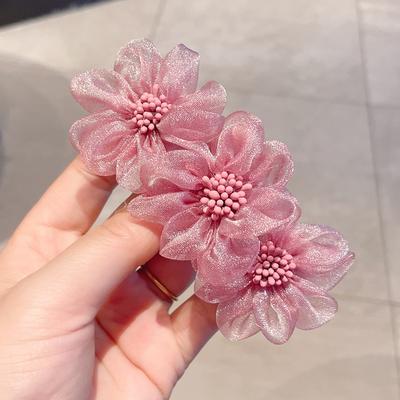 Camellia Hair Clip For Women, Summer , Side Clip For Bangs, Back Of Head Clip, Hair Accessory