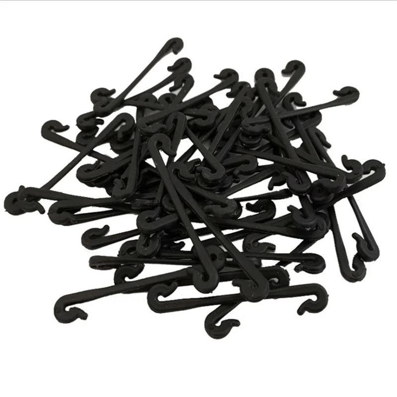 50-500Pcs Fastener Plastic Tied Buckle Hook Gardening Grape Support Vegetable Strapping Clips Fixed Buckle Hook Plant Holder