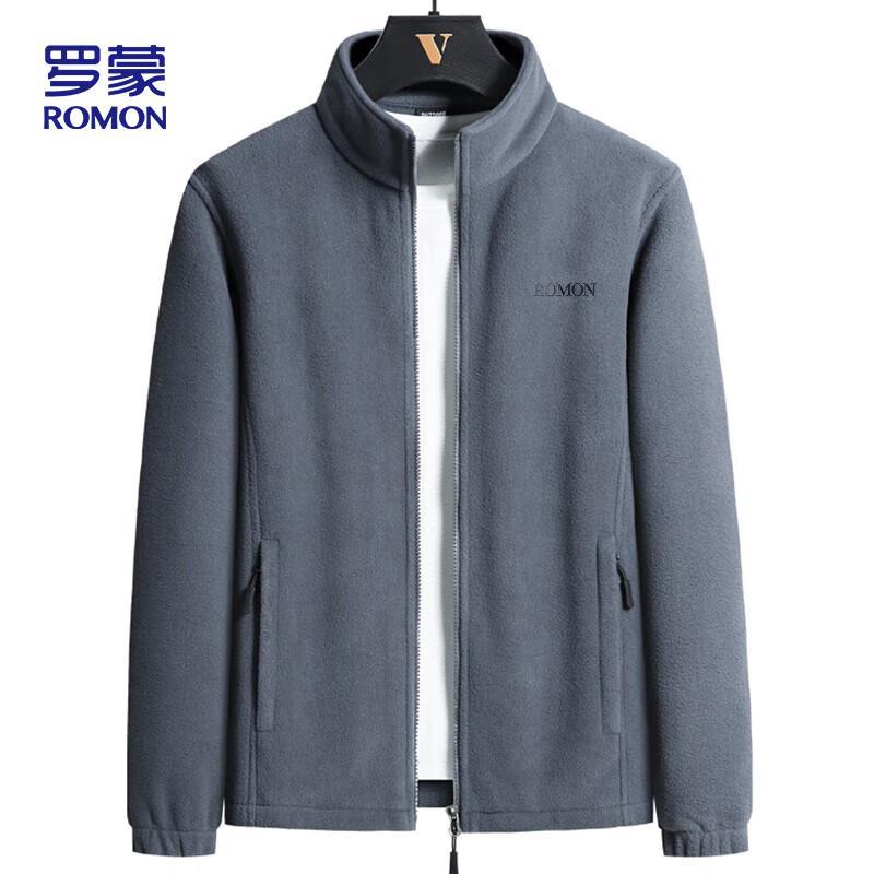 ROMON Men's Business Casual Fleece Jacket CS88