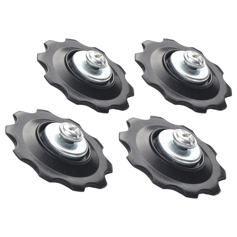 4*Guide Wheels Bicycle Accessories Black For Cycling