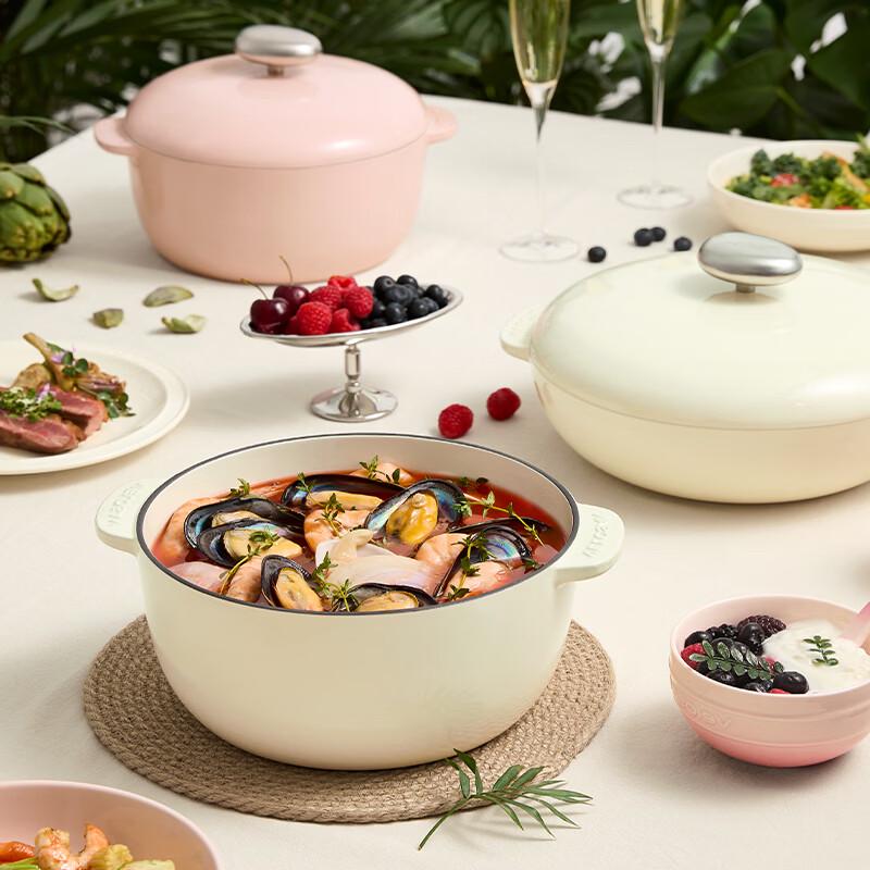 Velosan Pebble Series 24cm Enamel Soup Pot