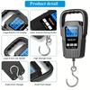 1pc Portable Digital Fishing Scale Courier Scale Luggage Scale Measures Up To 110lb/50kg Perfect For Travel And Fishing Trips