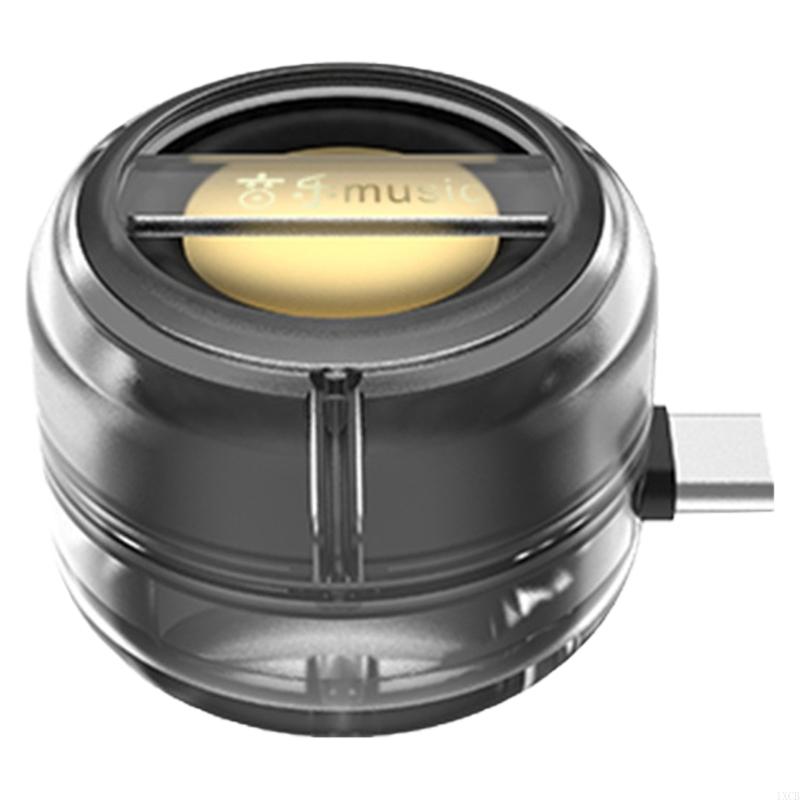 1XCB Portable Mini Speaker Universal Type C Mobile Phones Sound Box Plug in Smartphones Loudspeaker Sound Amplifier Subwoofer