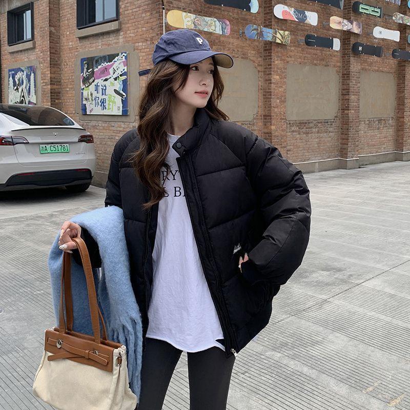 New Winter Cotton Coat, Versatile Thickened Loose American Coat, Bread Cotton Coat, Cotton Jacket for Women