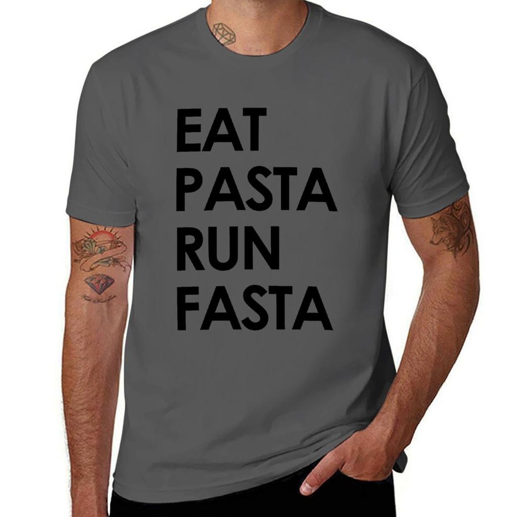 Eat Pasta Run Fasta Tshirt Sun Block Outdoor Tshirt