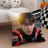 Classic Korean Handsome Singer BByun Baekhyun Cushion Cover Throw Pillow Cover Hidden Button Durable Polyester Chair Cushion