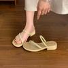 Fashion Slippers Casual Shoes Woman 2025 Pantofle Low Luxury New Summer Rubber Slides Fashion Shoes Slippers Women Summer Slides Low Pan