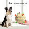 Durable Squeaky Plush Dog Ball - Soft, Chewable Fetch Toy for Dogs & Cats