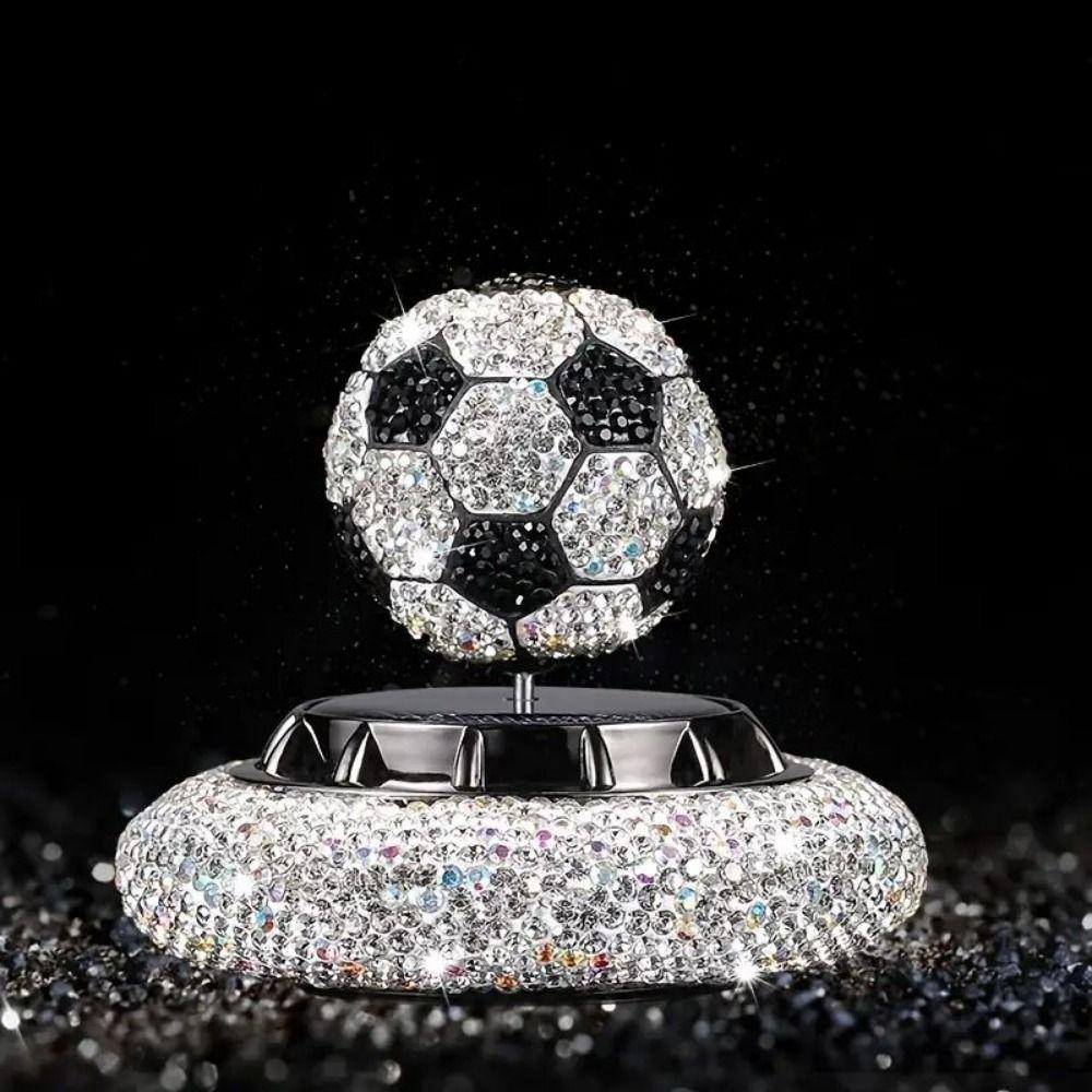 

-studded Car Air Freshener Exquisite Solar Power Car Perfume Air Fragrance Flavor білий