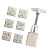 Hand Pressure Moon Cake Molds Square Cookie Stamps Moon Cake Maker MidAutumn Festival Making Cookie Pastries Tool