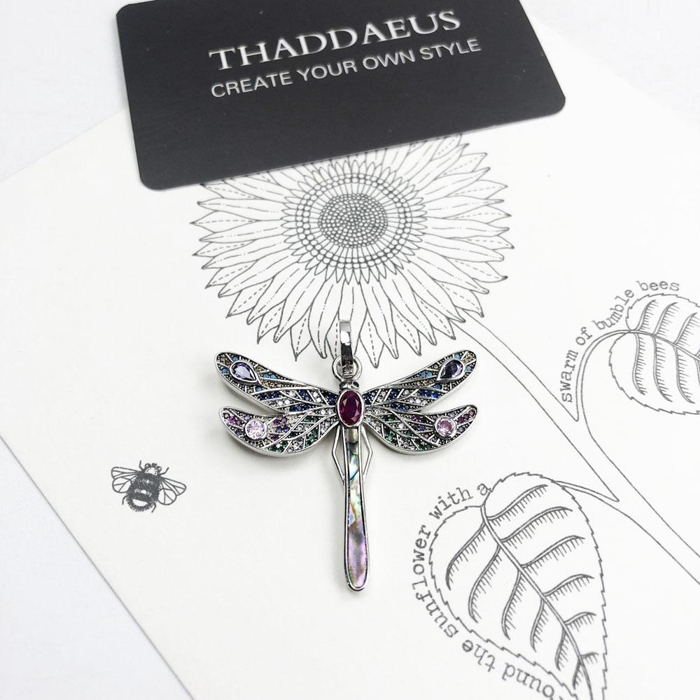 Pendant Dragonfly Butterfly Hummingbird Wings Heart Snake Tree Tooth Bus Knot Snow Spring New Jewelry Bohemia Gift For Women Men