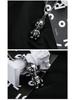 Retro Distressed Six-Pointed Star Cartoon Necklace Pendant for Men and Couples