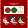 3 Stück Frohe Weihnachten 3D Grußkarte Wintergeschenk Umschlag Postkarte