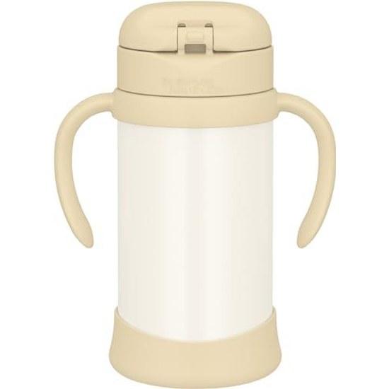 Thermos Baby Straw Mug Integrated Drinking Spout Packing 350ml Sand Beige Cold Use FJT-350 SDBE