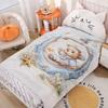 100% Cotton Lightweight Blanket Kids A-Grade Safety Soft Breathable Toddler Bedding AC Room Dormitory