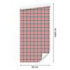 Vichy Plaid Wallpaper Red and Gray for Living Room and Bedroom 50x1000