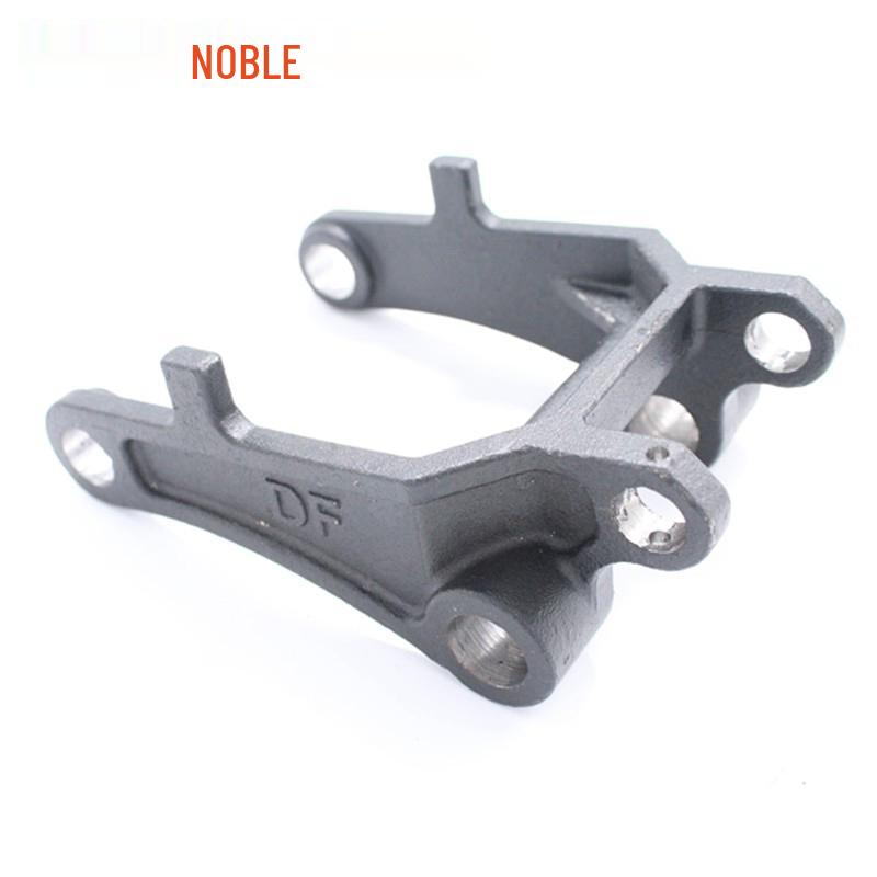 Piezas de Transpaleta Hidráulica Manual Nolli: Bastidor de rueda delantera de 2500 kg con polipasto de palanca y bastidor de rueda pequeña DF3T.