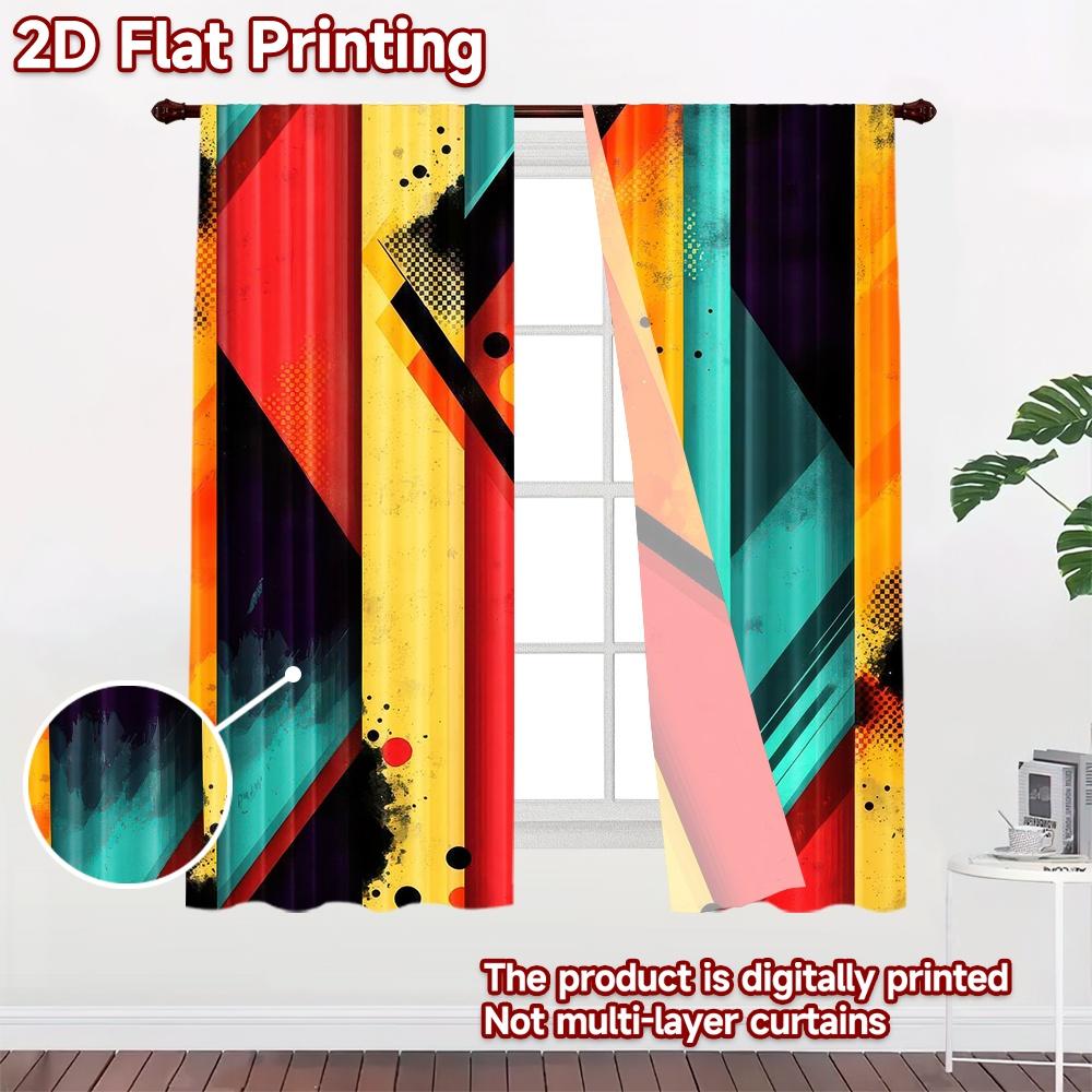 2D Flat Photography Backdrop Popular Background Cloth Geometric 100% Polyester Festive Wall Decor for Suitable for New