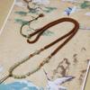 Handmade Woven Lanyard with Hetian Jade Accessories