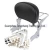 Adjustable Backrest and Quick-Release Seat Cushion with Rear Tail Rack for 97-08 Models