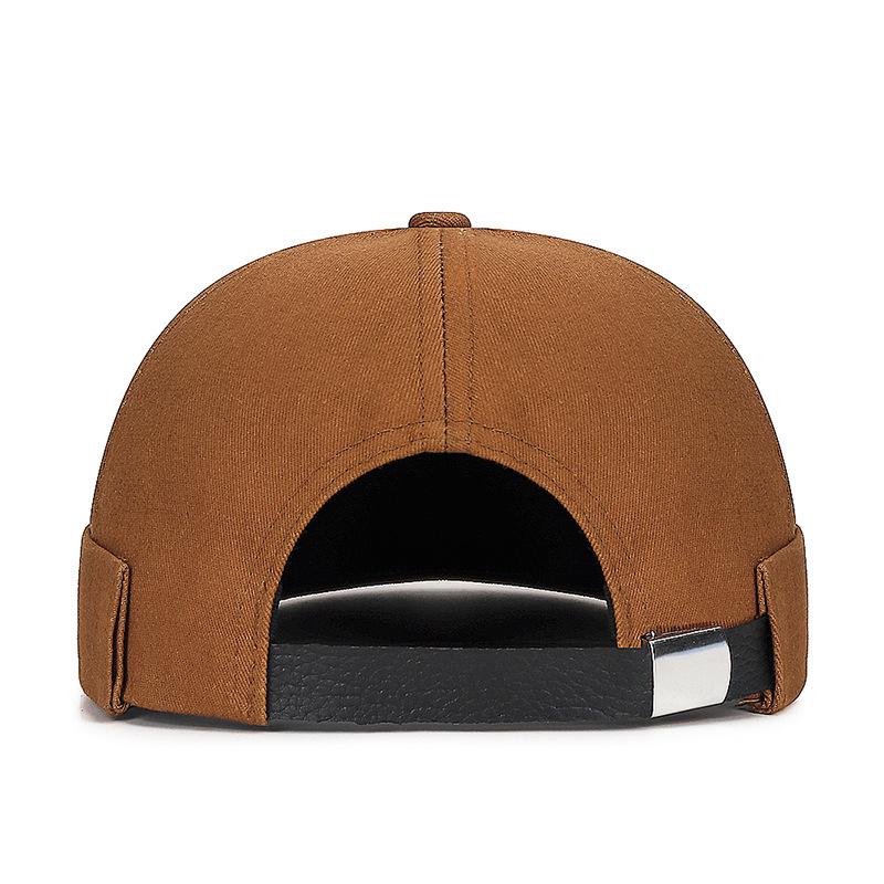Spring Hip Hop Embroidered Unisex Tang Hat - Trendy Brimless Skullcap