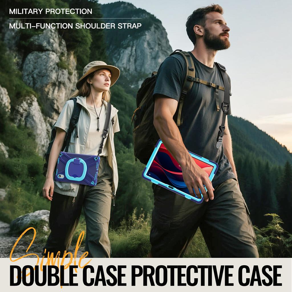 Kickstand Case with Strap for Lenovo Pad 11 2025 TB-335FC/2024/Tab K11 Gen 2 TB336/Idea Tab/K11 TB-330XU/P11 Gen 2/M11 TB-330FU 331FC