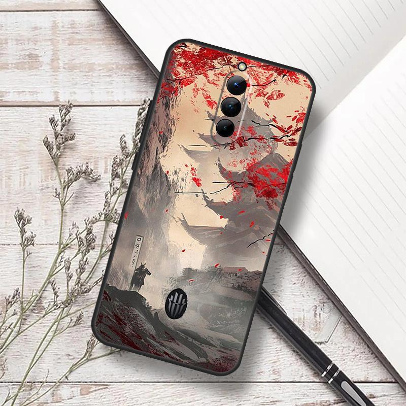 Japanese Style Art Case For ZTE Nubia RedMagic 6 7 6S 7S Pro 5G RedMagic 11 8 8S 9 9S 10S Pro Plus 10 Air Cover