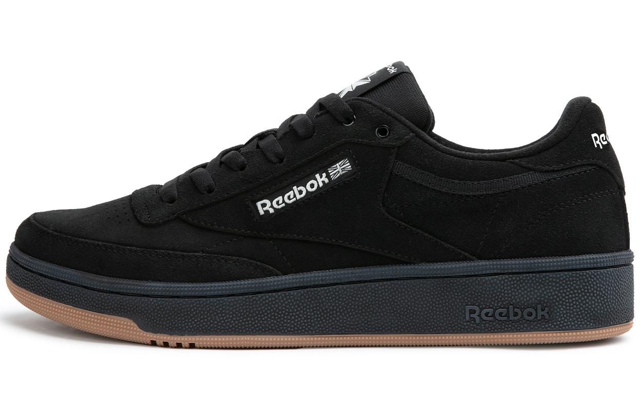 Reebok CLUB C 85 W+ Низкие кеды для скейтбординга Унисекс Черный Воин 24FRC901U0GH0 43