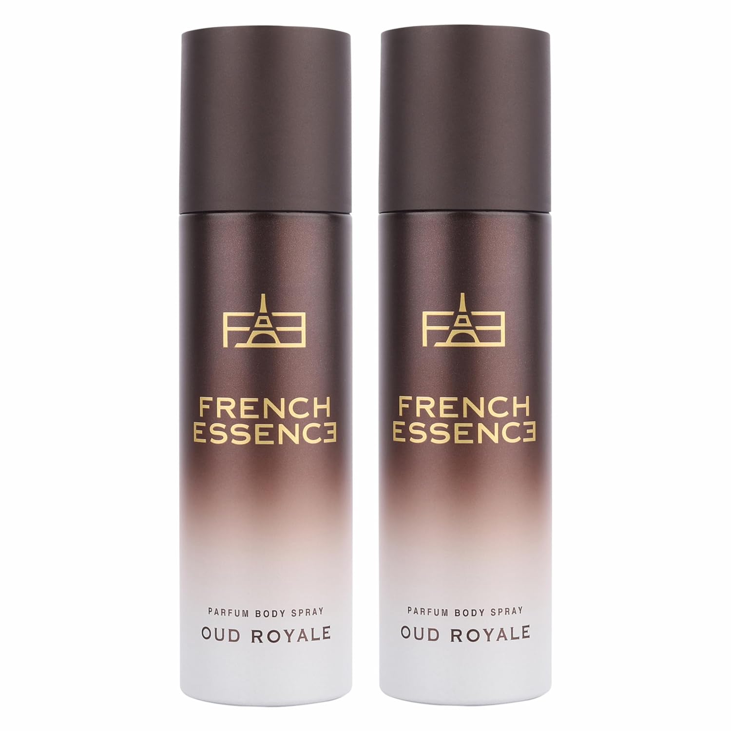 

French Essence Oud Royale Parfum Body Spray For Men Pack Of 2 X 120ml - 4.05 Fl.oz. Each M чистий