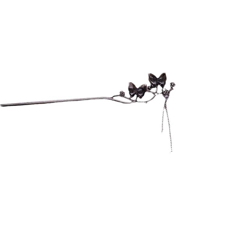 Elegant Chinese Tassel Metal Hairpin – High-End Ancient Style Updo Accessory