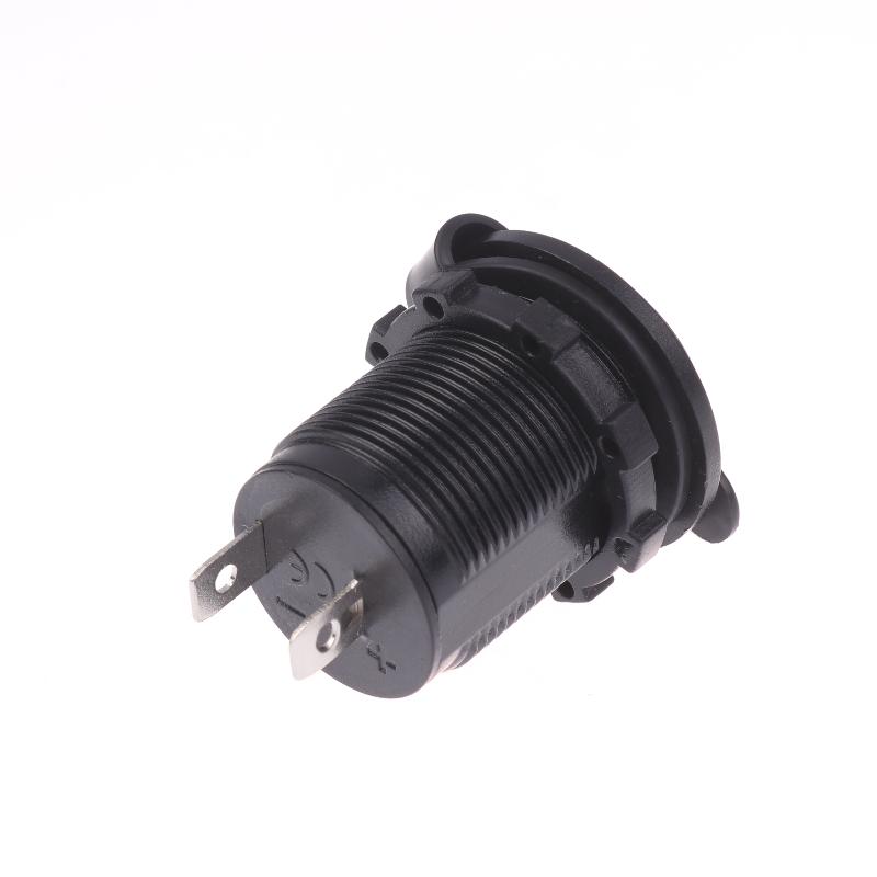 1Pcs Waterproof Plug Socket For Car Truck Motobike Boats Marine Atv 12/24V Car Cigarette Lighter Socket With Fuse And 60Cm Cable