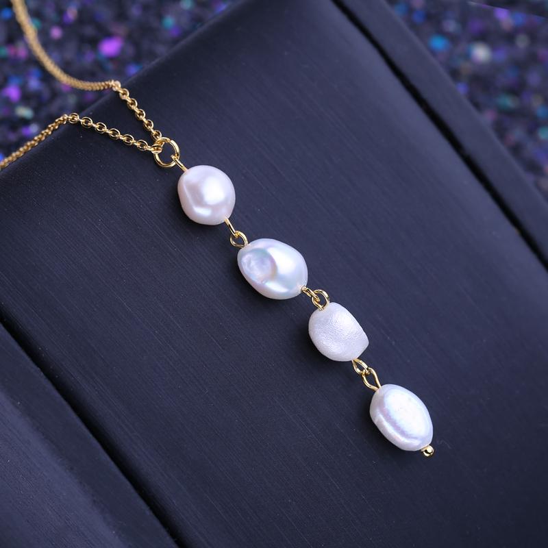 LSOOYH натуральный пресноводный жемчуг в стиле барокко — фото 3