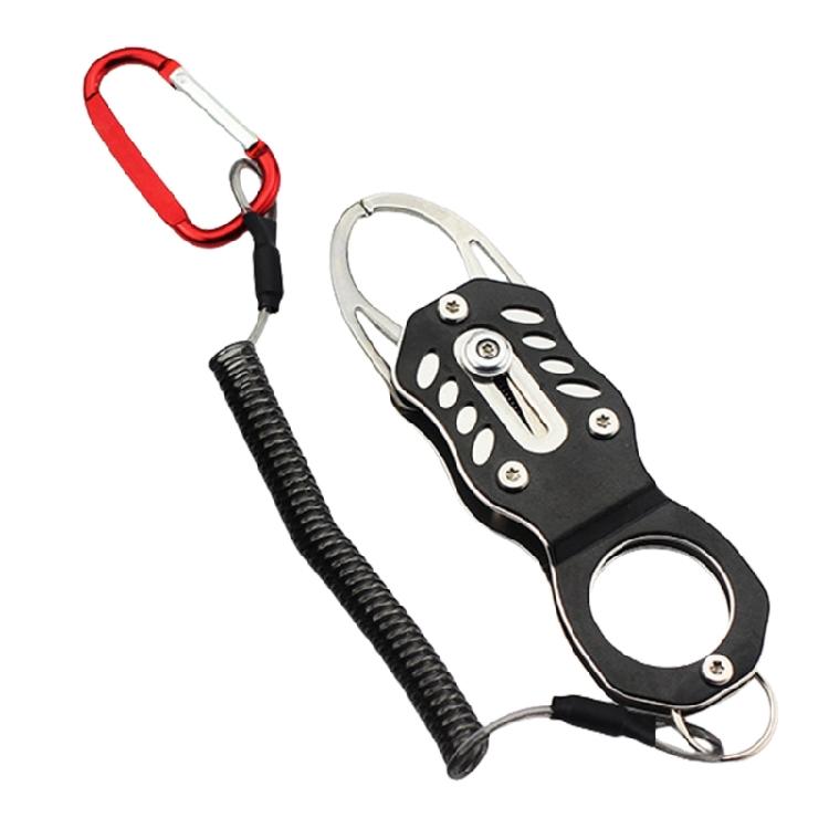 Fishing Accessory Stainless Steel Fish Mouth Grabber Fish Holder Gripper Tool Fish Lip Gripper Fishing Pliers чёрный