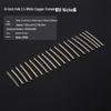 Guitar Frets: Uncut Copper White & Yellow Brass Fret Wire Set for Fingerboard