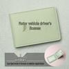 Men's 2025 Style Two-in-One Motor Vehicle License Leather Cover and Card Holder