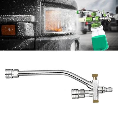 1Pc Foam Pot Accessories Adjustable Water Flow High-Pressure Cleaner Nozzle: Stainless Steel Foam Pot Accessories Cleaning Parts